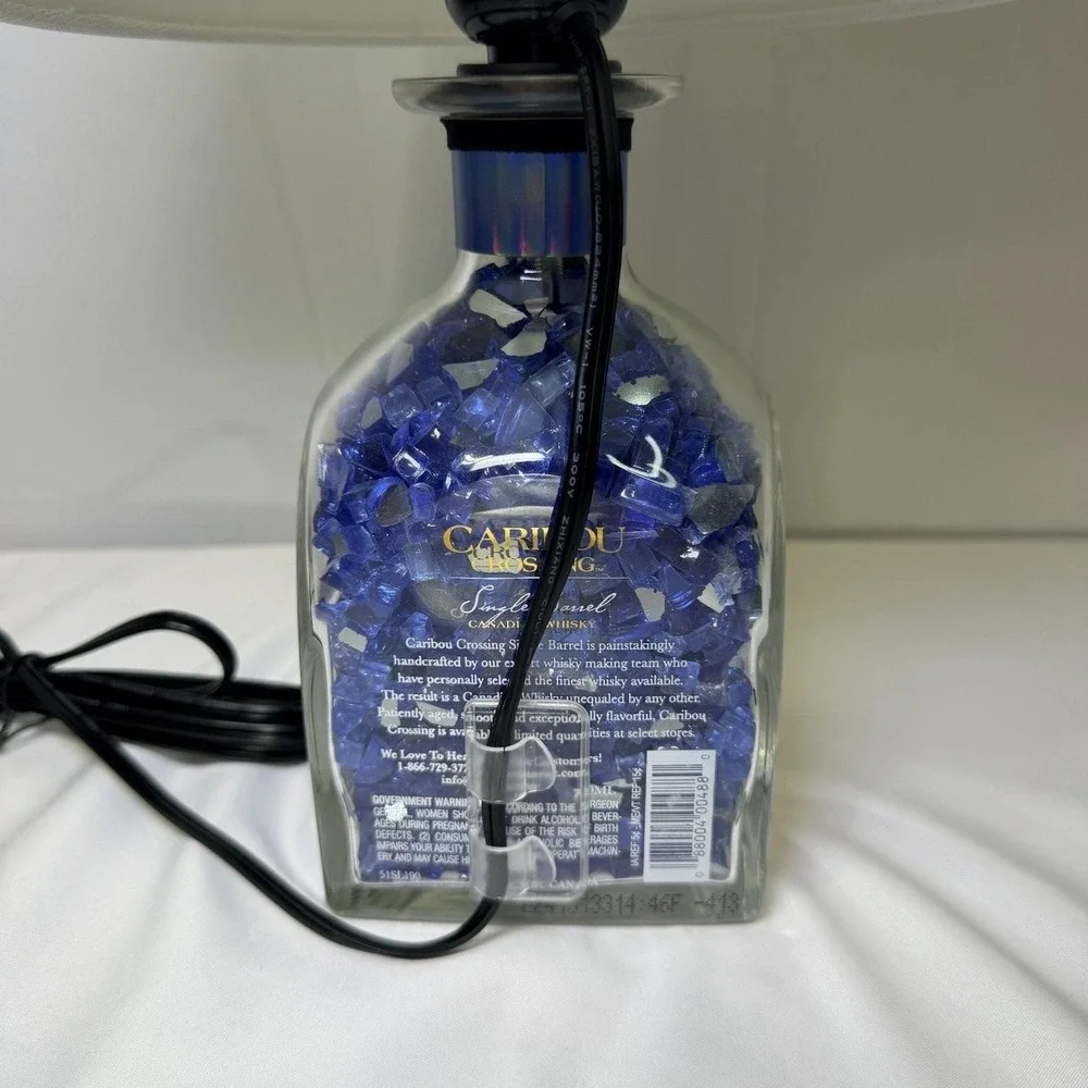 Caribou Crossing Bottle‎ Lamp Single Barrel Caribou Logo Father's Day Gift